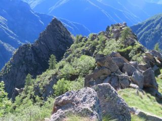 Franco Chiapetto alla Bocchetta di Pianei e Cima di Lasin da Lasinetto
