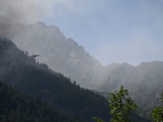 Incedio boschivo in alta valle Soana – aggiornamento delle ore 18 a cura di Diego G.B.