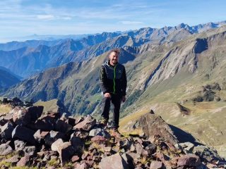 Loris de Lasinet alla Punti Neiri 2737mt da Piamprato