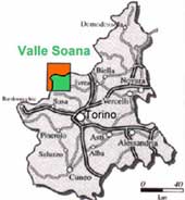mappa Valle Soana - Piemonte