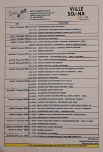 Amici di Piamprato APS: Sabato 30 cena in compagnia e presentazione bozza degli eventi estivi
