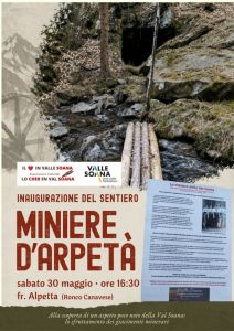 Rimandata escursione alle miniere di Arpetà (Ronco)