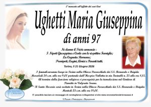 Decessi in valle Soana: è mancata Ughetti Maria Giuseppina di anni 97