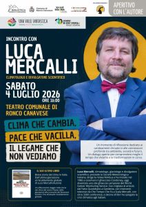 Sabato 4 luglio 2026: Luca Mercalli a Ronco