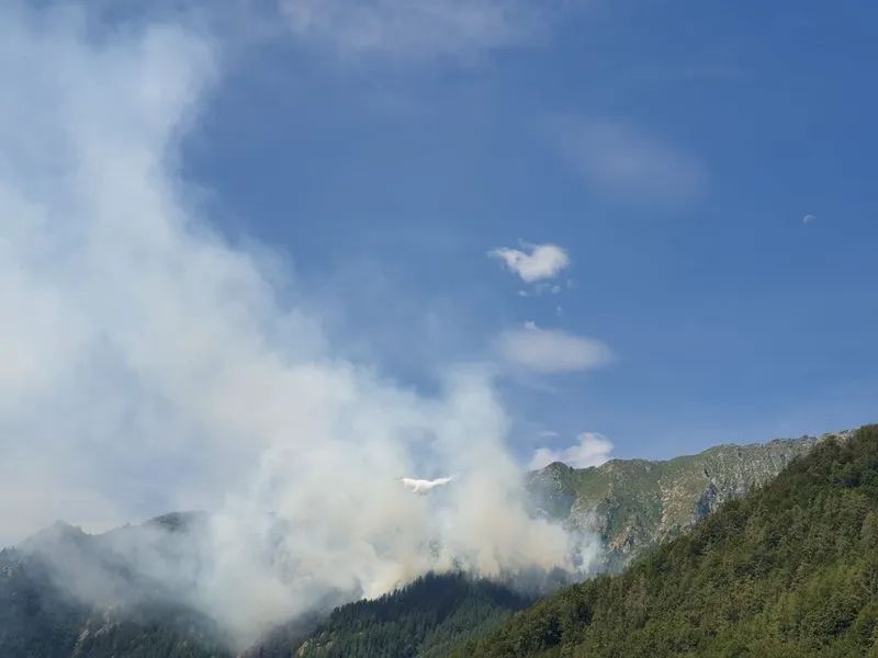 VALLE SOANA – Incendio infinito, non bastano elicotteri e canadair: si combatte col fuoco da più di cinque giorni tratto da Quotidiano Canavese