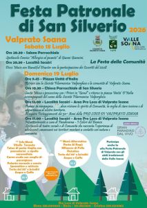 Valprato Soana: FESTA PATRONALE SAN SILVERIO 2026: 18–19 LUGLIO
