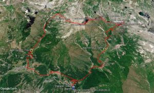 Franco Chiapetto nel vallone d’Arlens da Pianetto
