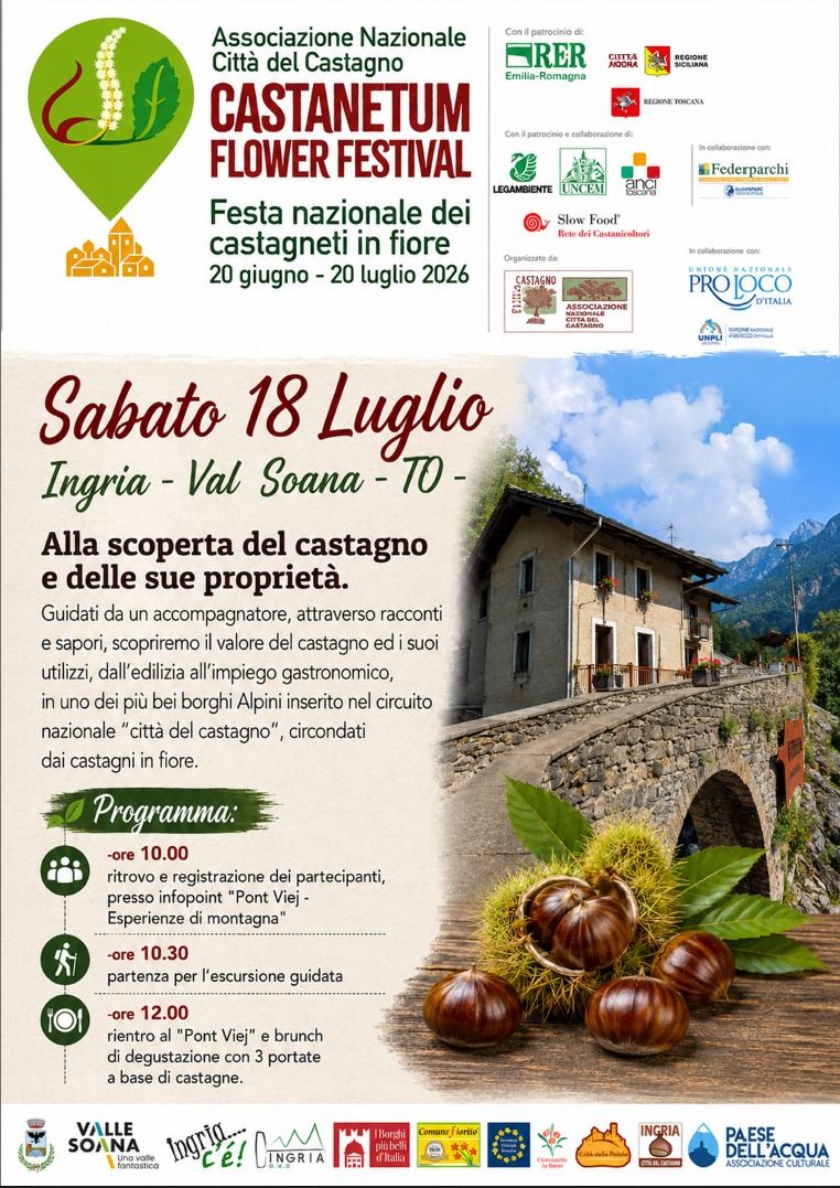 Ingria, Sabato 18 luglio: Il Castanetum Flower Festival