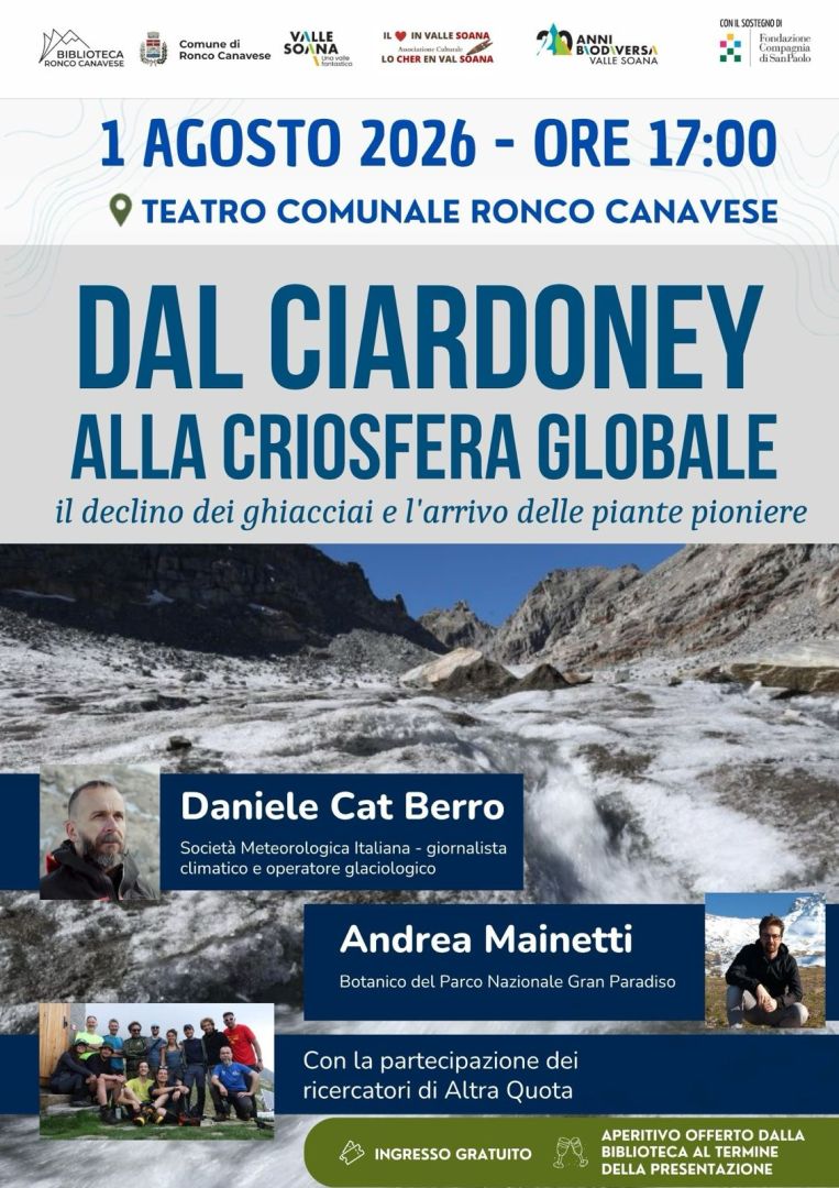 Daniele Cat Berro a Ronco il 1 agosto 2026