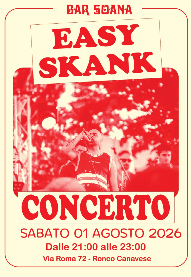 Ronco, Bar SOANA: Concerto del  1 agosto
