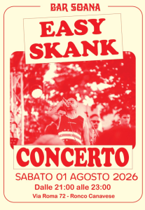 Ronco, Bar SOANA: Concerto del  1 agosto