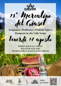 Piamprato - 14 Agosto 2026 : 13° Edizione Mercatino del Giaset