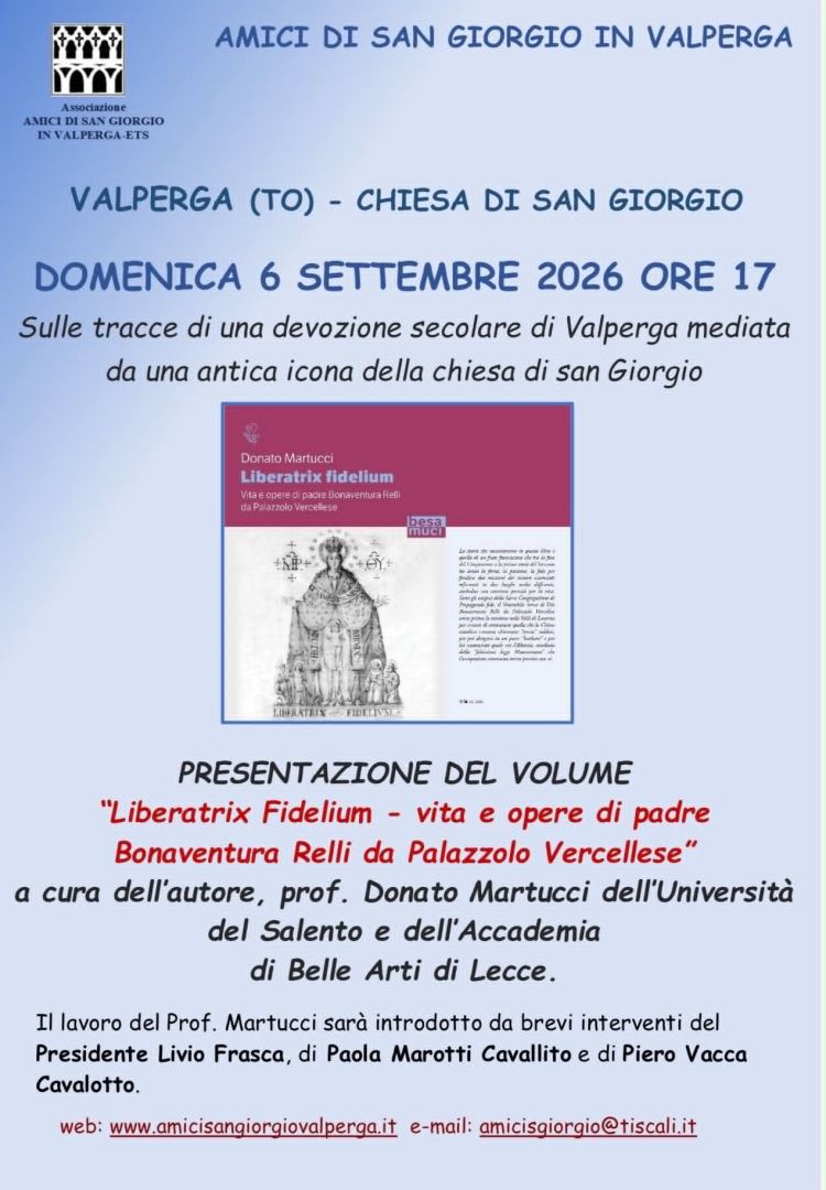 La Madonna che libera a cura di Giorgio Cortese.