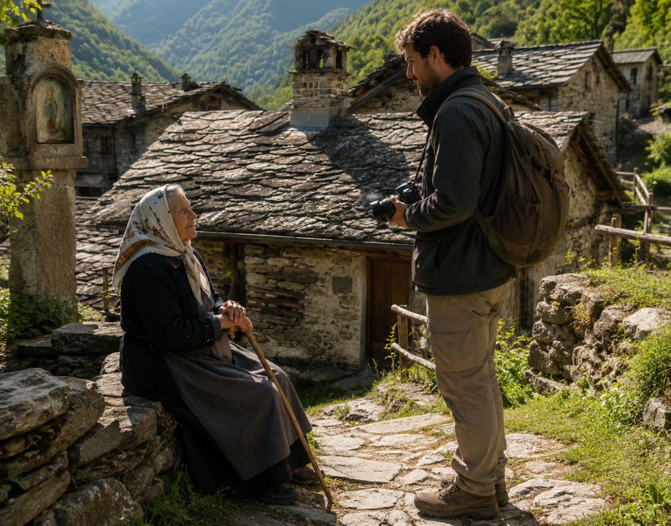 NOVELLA VALSOANA. La casa con il tetto di lose