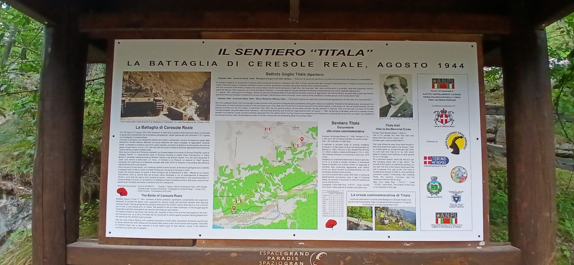 Ceresole Reale 10 agosto: commemorazione della ‘Battaglia di Ceresole’  del 1944 e del sacrificio del comandante Titala a cura di Marino Tarizzo
