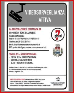 Ronco: VIDEOSORVEGLIANZA NELLE ISOLE ECOLOGICHE