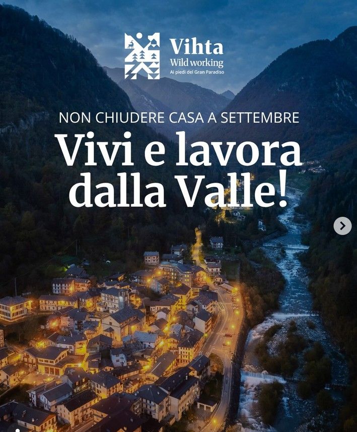 Dal 20 settembre al 18 ottobre la Valle Soana accoglierà i partecipanti di VIHTA