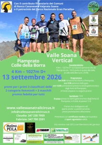 Piamprato, 13 settembre: gara podistica al colle della Borra m.2578