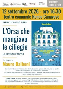 Ronco, 12 settembre: L'Orsa che mangiava le ciliegie con Mauro Balboni