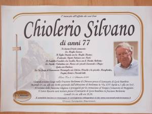 Decessi in valle Soana: è mancato Chiolerio SIlvano di anni 77