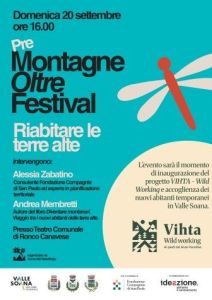 COMUNICATO STAMPA : Valle Soana: al via “VIHTA – Wild Working” a cura di Mara Dadone
