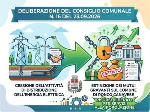 Ronco: Notizie dall'ultimo Consiglio Comunale