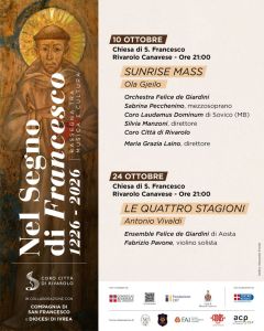 Nel Segno di Francesco, 10 ottobre a Rivarolo