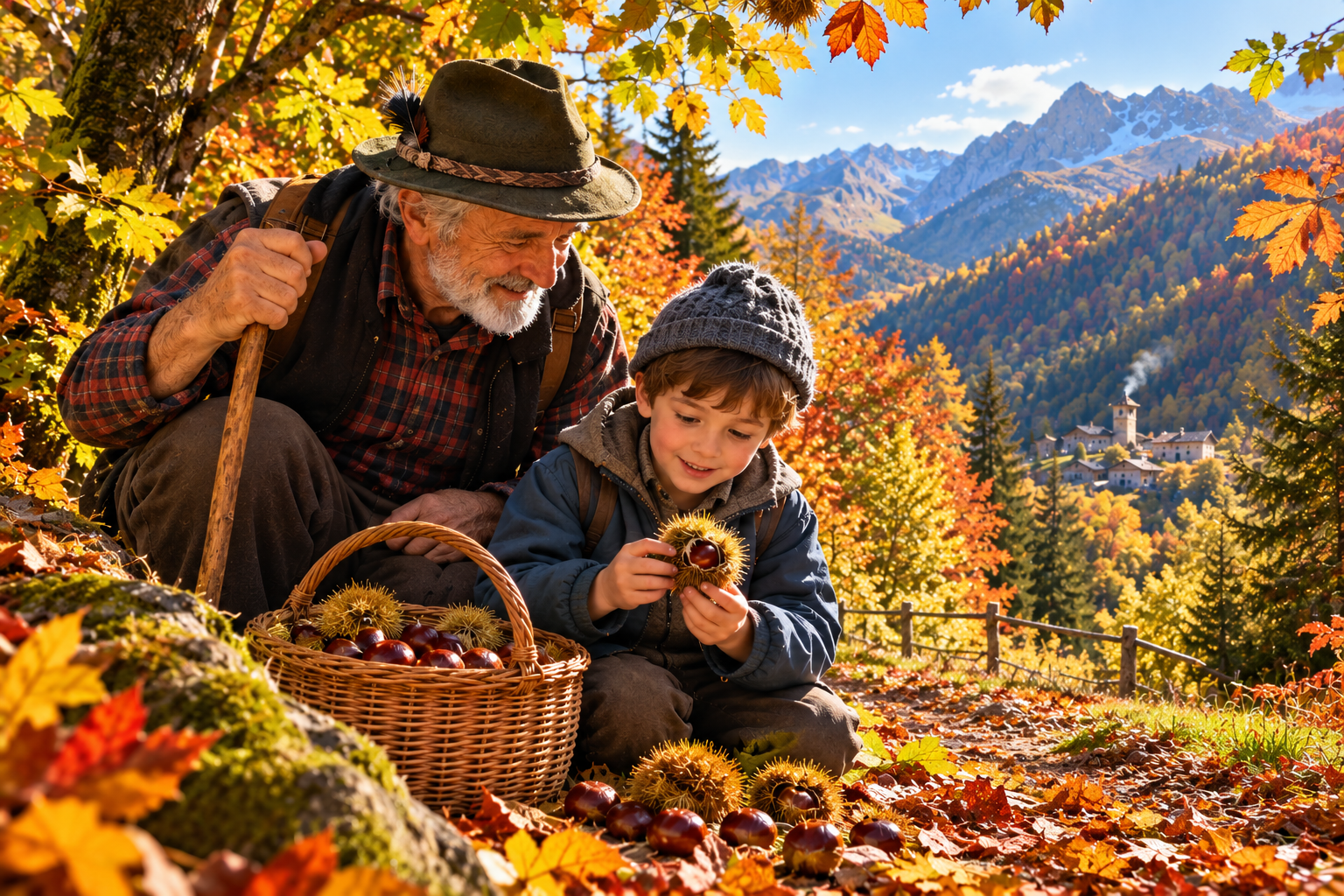 La castagna, il riccio e il nonno Ulderico. Una novella d’ottobre tra i boschi della Valle Soana di Giorgio Cortese