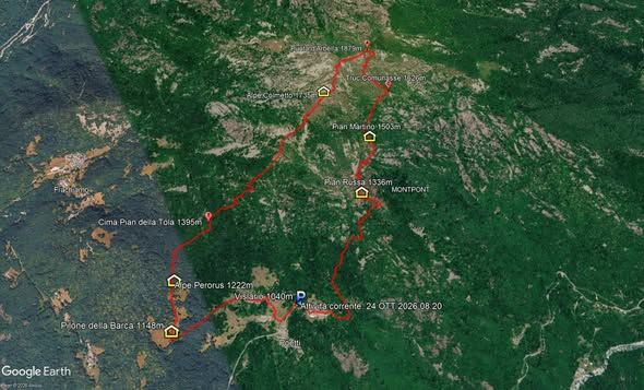Franco Chiapetto alla Punta d’Arbella per il Truc Comunasse da Vislario
