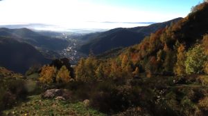 salendo a Pian Martino panorama sul Canavese
