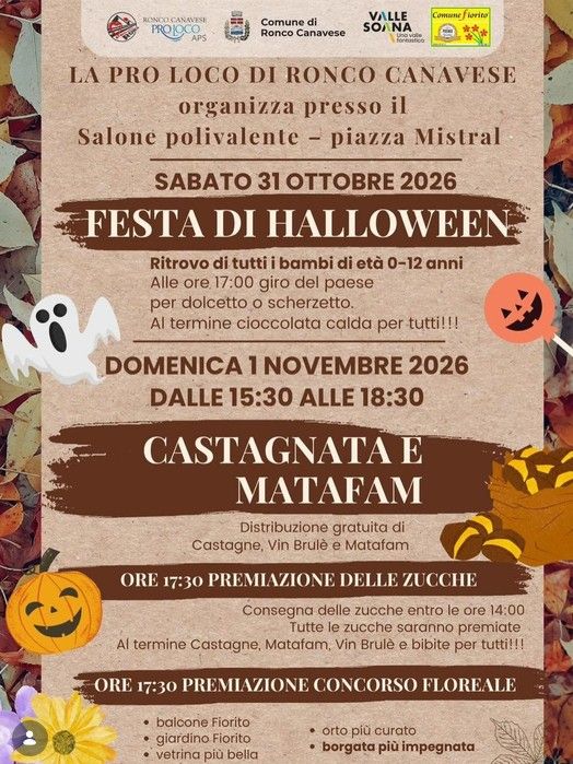 Ronco: Sta per arrivare un weekend ricco di appuntamenti