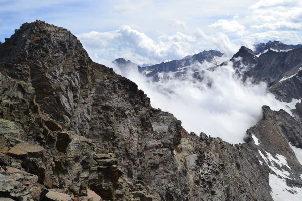 Cresta di bardoney dalla cima nord